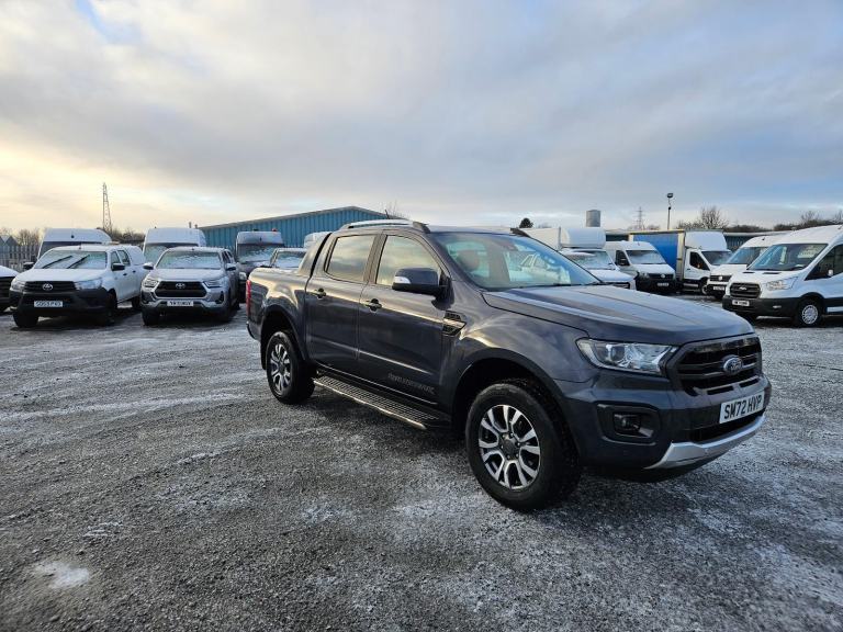 2022 ON A 72 PLATE FORD RANGER WILDTRACK ECOBLUE 4X4 D/CAB PICKUP ULEZ FREE ZONE