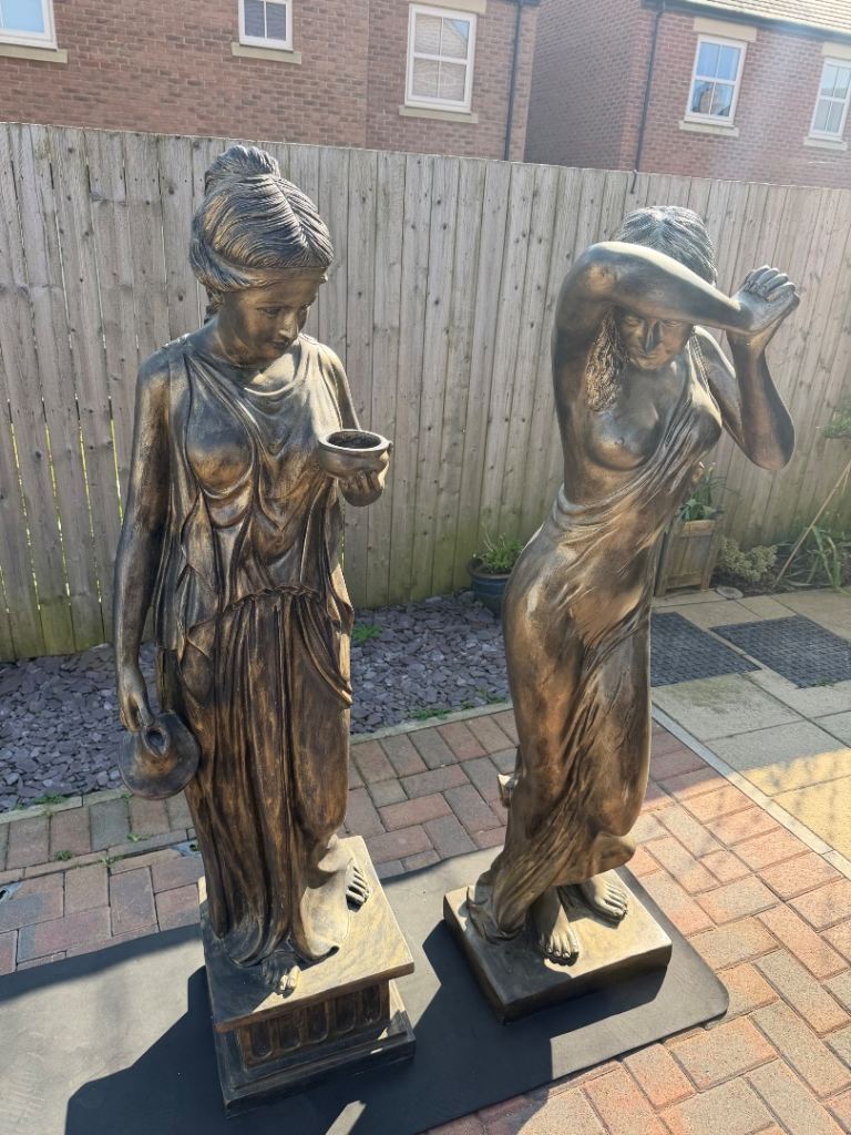 5ft tall Bronze Marble Resin Figurines Sculptures Statues Garden House