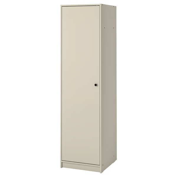 GURSKENWardrobe, light beige, 49x55x186 cm