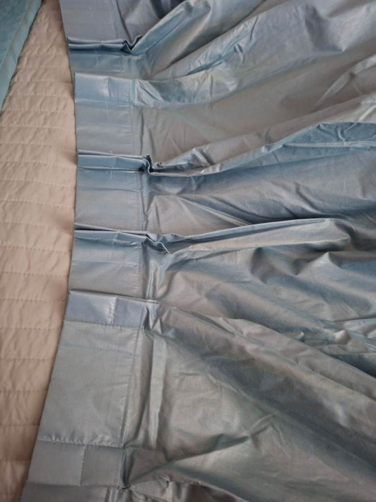 Beautiful long wide curtains 