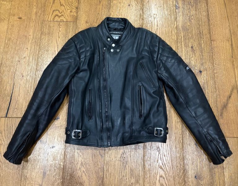 Vintage Ashman Twin Track Motorcycle Jacket Mens (heavyweight)
