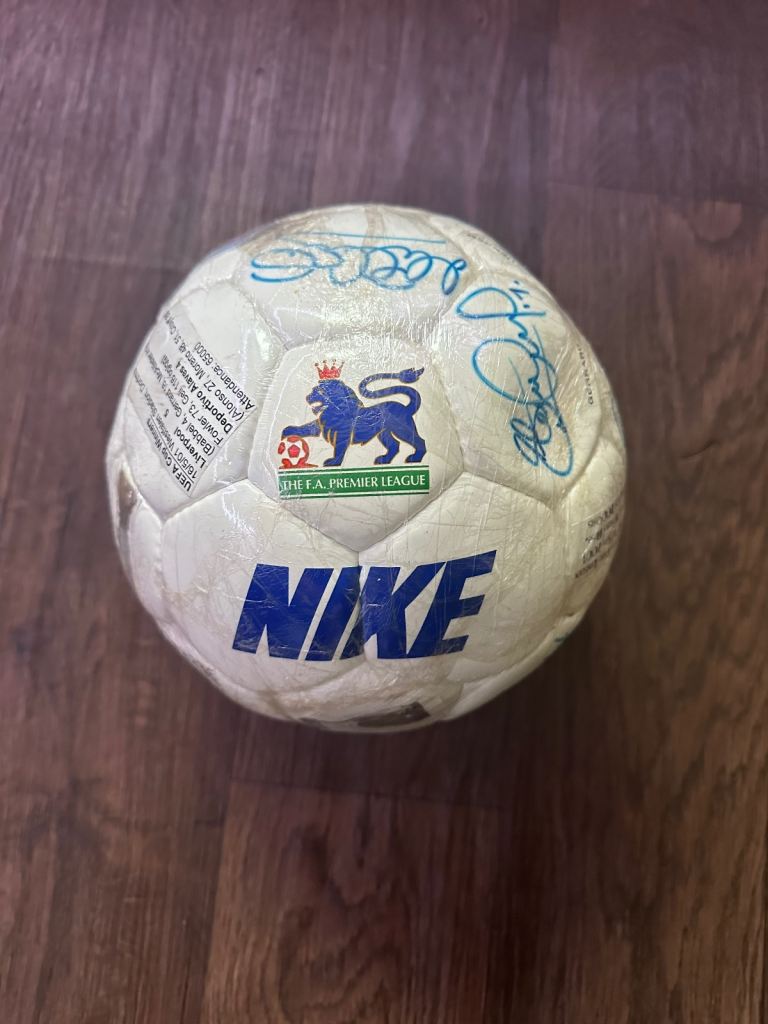 Signed Liverpool Football Team Matchday Football