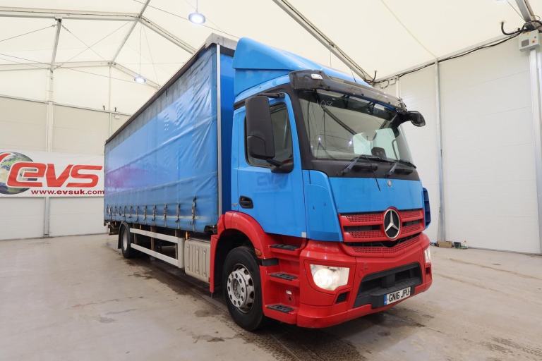 2016 (16 PLATE) Mercedes Benz Antos 1824 4x2 Euro 6 Curtainsiders