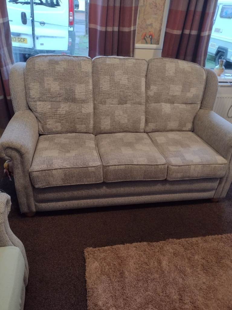 Three piece sofa suite