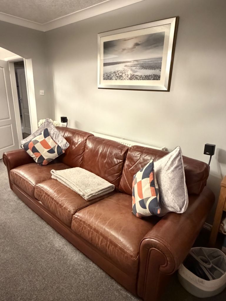 High quality leather sofa 