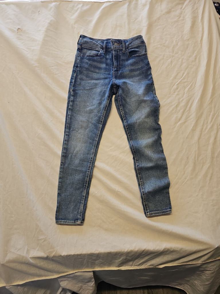 Topshop Moto Jamie Blue Skinny High Waisted Jeans W28 L28 A5 1254