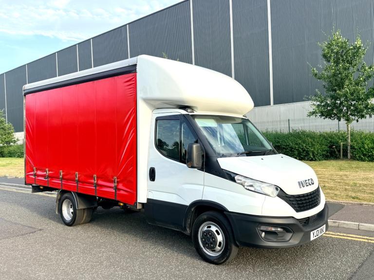 2021/21 IVECO DAILY 35-140 2.3 TD 6 SPEED-CURTAINSIDER LUTON-TWIN WHEELER-3450WB