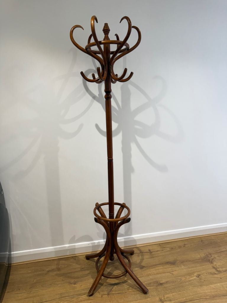 Vintage Style Wooden Hat and Coat Stand With Umbrella Holder