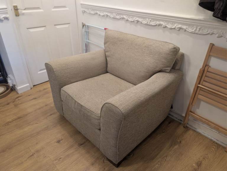 Next Armchair Collection Only. No Stains Some Loose Threads. From A Cat Home