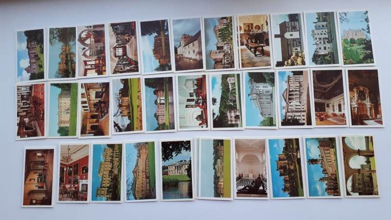 Doncella Cigar Cards - Vintage rare - Country Houses and Castles - One complete set