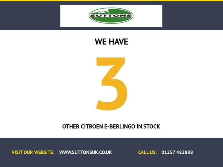 2025 Citroen Berlingo 100kW Plus XL 52kWh 5dr Auto [7 Seat] MPV ELECTRIC Automatic