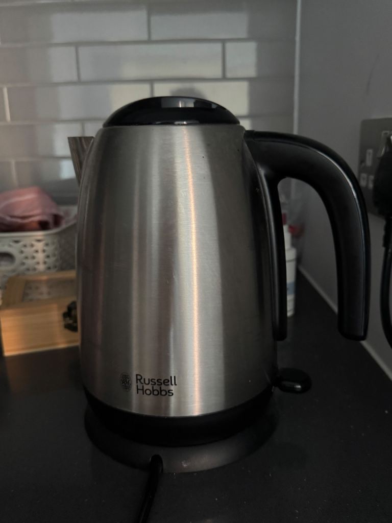 Russell Hobbs Silver Stainless Steel Kettle - Good Working Order