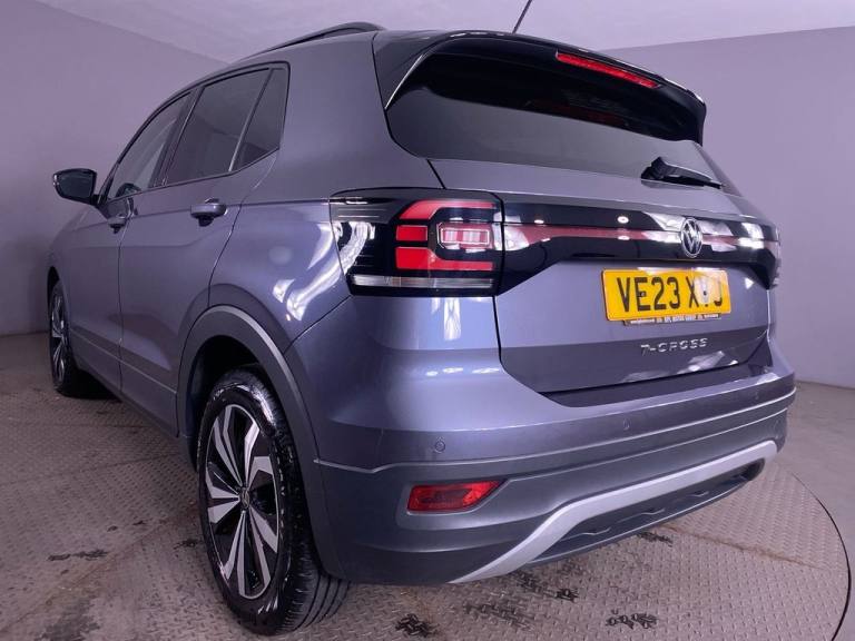 2023 23 VOLKSWAGEN T-CROSS 1.0 TSI BLACK EDITION SUV 5DR PETROL MANUAL EURO 6 (S