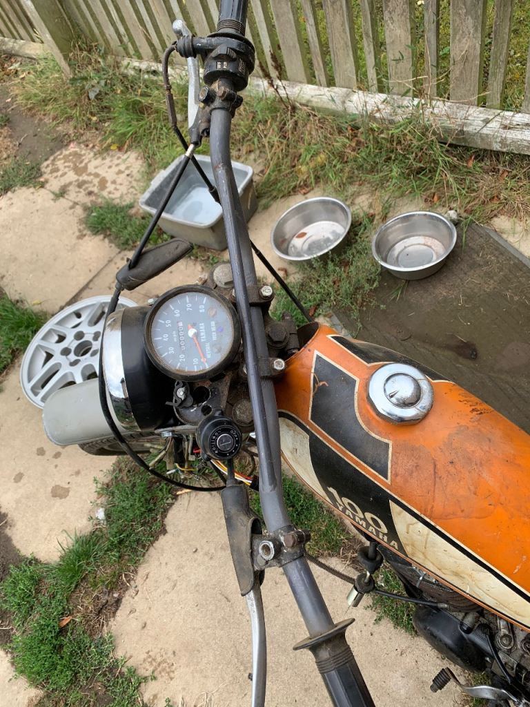 Classic 1975 Yamaha DT100 American import project