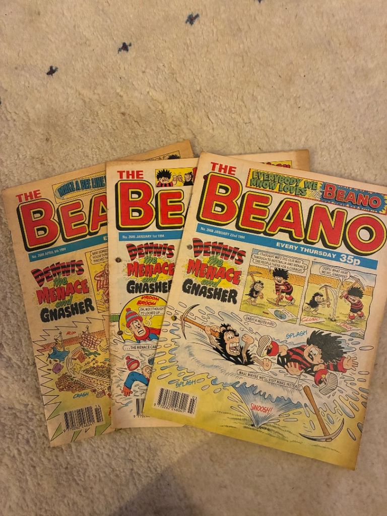 Vintage Beano Comics – Dennis the Menace & Gnasher