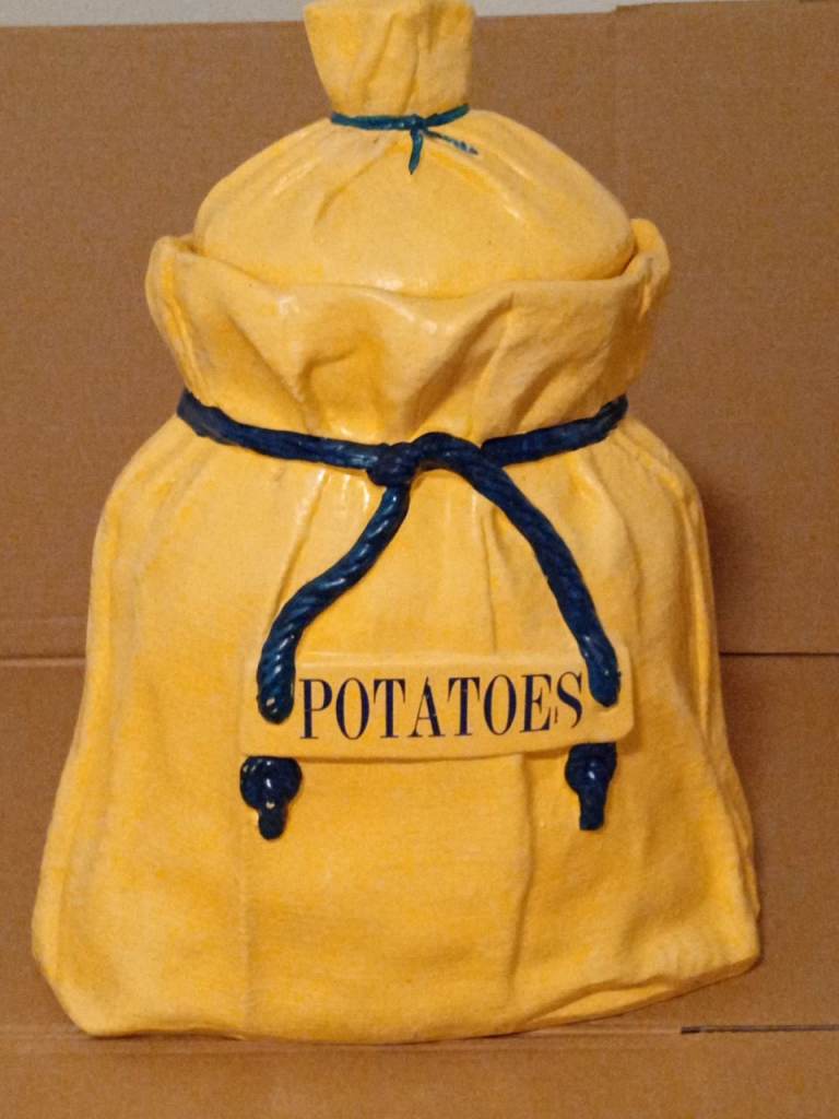 Ceramic Potato Sack