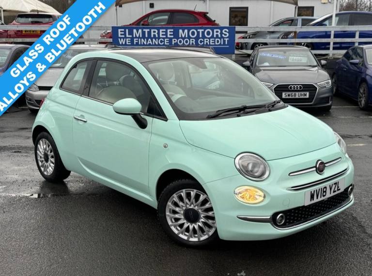 2018 Fiat 500 1.2 Petrol, Lounge Edition, Hatchback, 3 Door, Manual, Euro 6. Hatchback Petrol Manual