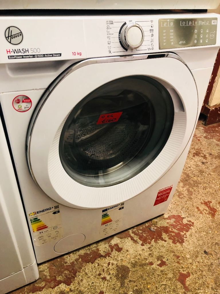 🚚 hoover 10KG load washing machine with XL size drum can deliver £160