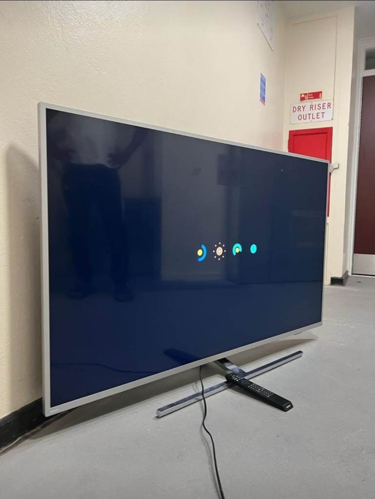 60"PHILIP AMBERLIGHT ANDROID 4K SMART UHD HDR WIFI LED TV PERFECT WORKING Smart TV with Remote 