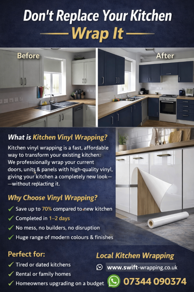 Kitchen Wrapping for Landlords & Homeowners