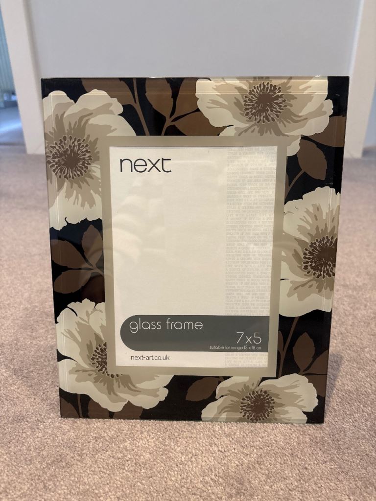 NEXT glass photo frame 7x5