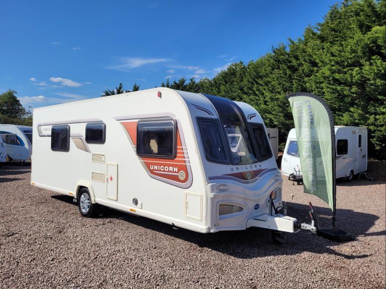 Bailey Unicorn Cadiz 2014 Single Axle 4 Berth - Twin Fixed Beds, AL-KO ATC