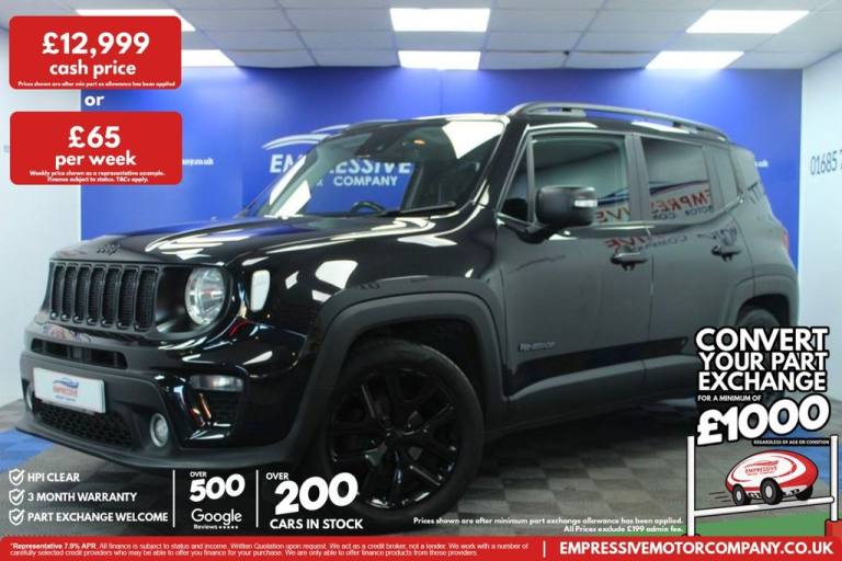2020 Jeep Renegade 1.0 T3 GSE Night Eagle II 5dr ESTATE PETROL Manual