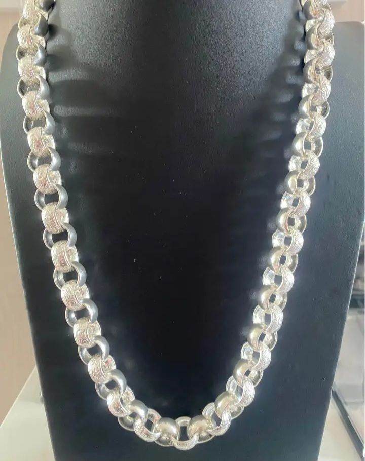 Solid 925 silver belcher 