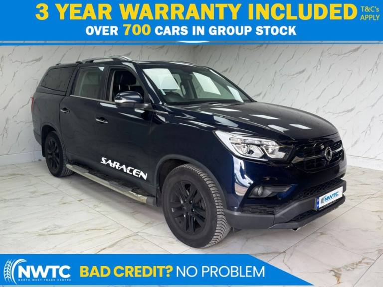 2019 Ssangyong Musso **NO V.A.T!!**AUTO!**2.2D Saracen Pickup Double Cab 4dr Diesel Auto 4WD Eur ...