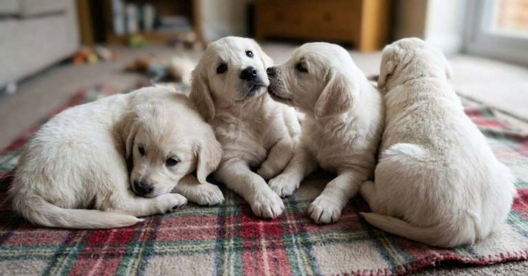 Golden retriever puppies 