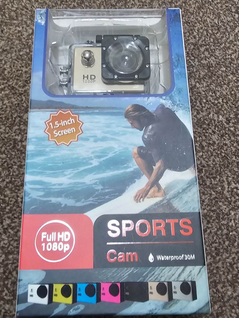 Sports Cam Full HD 1080p  1.5 Inch Screen