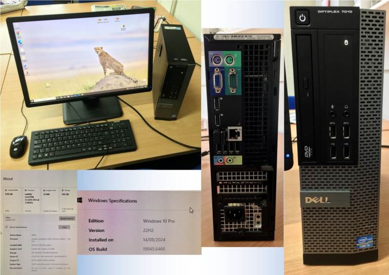 image for Dell Optiplex 7010 Computer with DVD (Windows 10 Pro), working & PAT tested
