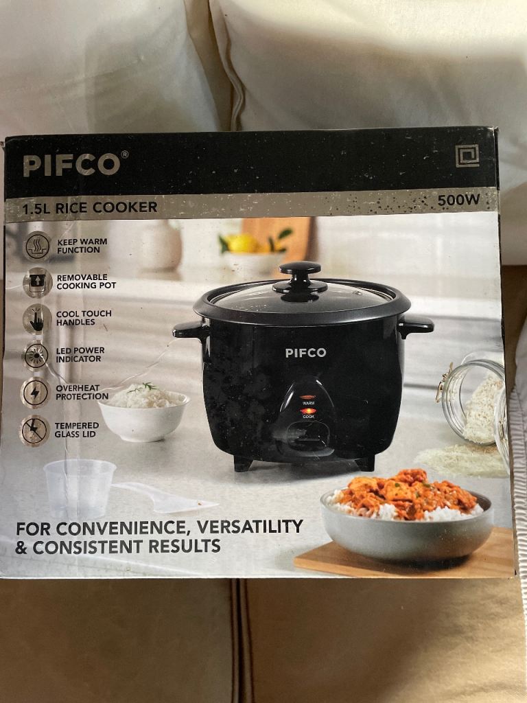 Brand New Pifco 1.5L Rice Cooker