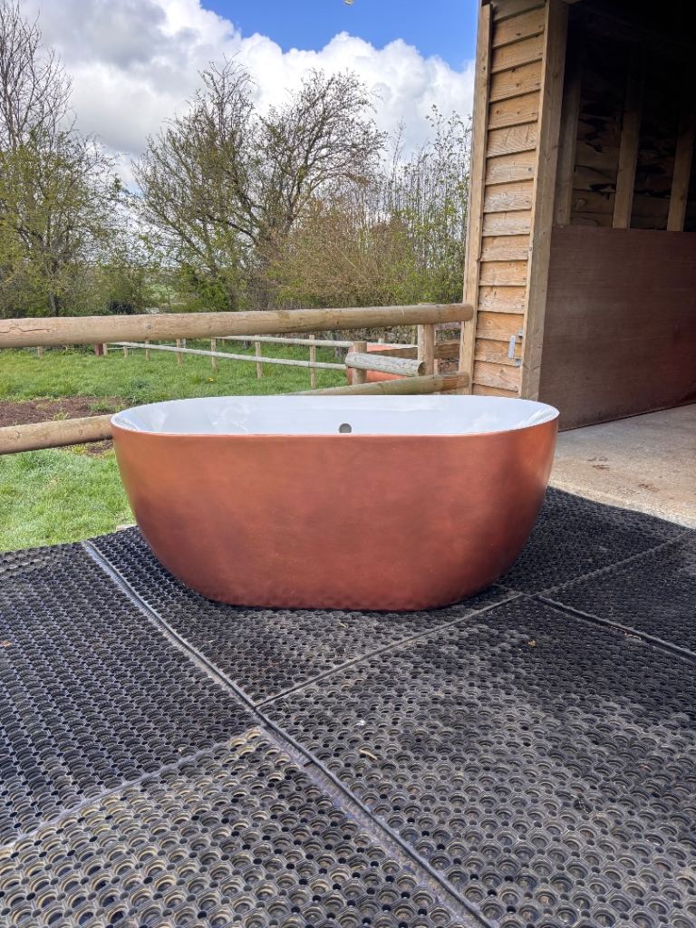 🛁 Copper Coated Freestanding Oval Bath Tub  🛀 - CAN DELIVER