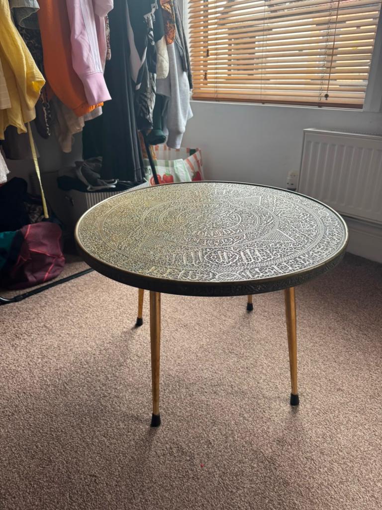 Vintage Gold Coffee Table