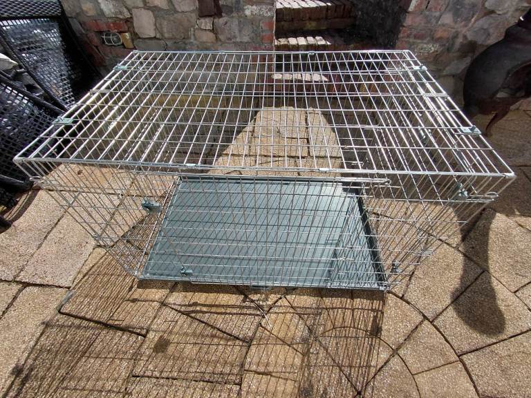 Rosewood Large Follldable Dog Crate