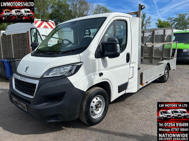 PEUGEOT BOXER 335 140 HDI L2H1 11FT8 LONG ALLOY DROPSIDE PLANT TRUCK 2021 71 REG