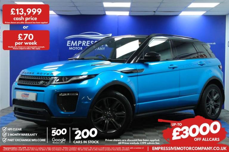 2019 68 LAND ROVER RANGE ROVER EVOQUE 2.0 TD4 LANDMARK SUV 5DR DIESEL MANUAL 4WD
