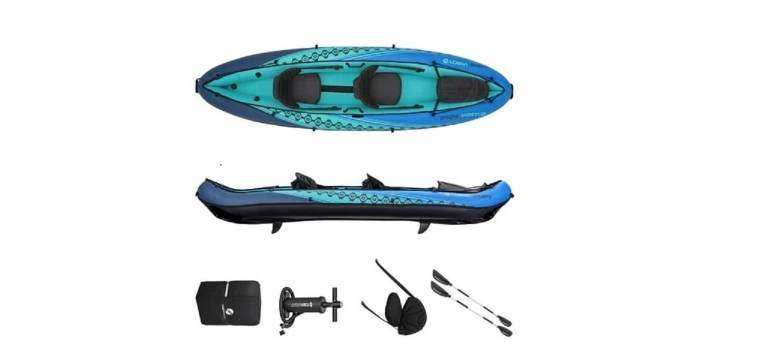 New Inflatable kayak canoe, new in box one or two person, for lake river sea use