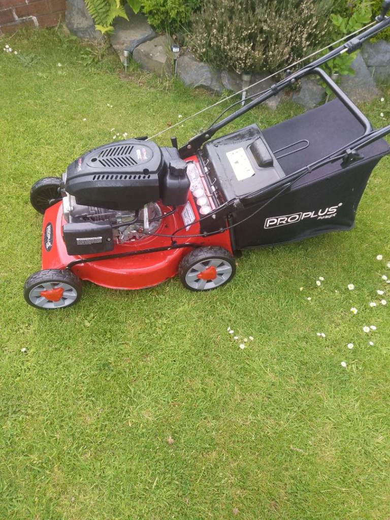 18" proplus self propelled petrol lawnmower 