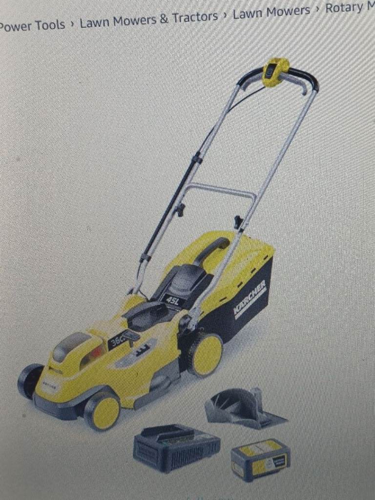 Karcher Battery Lawn Mower – Very Good Working Order
