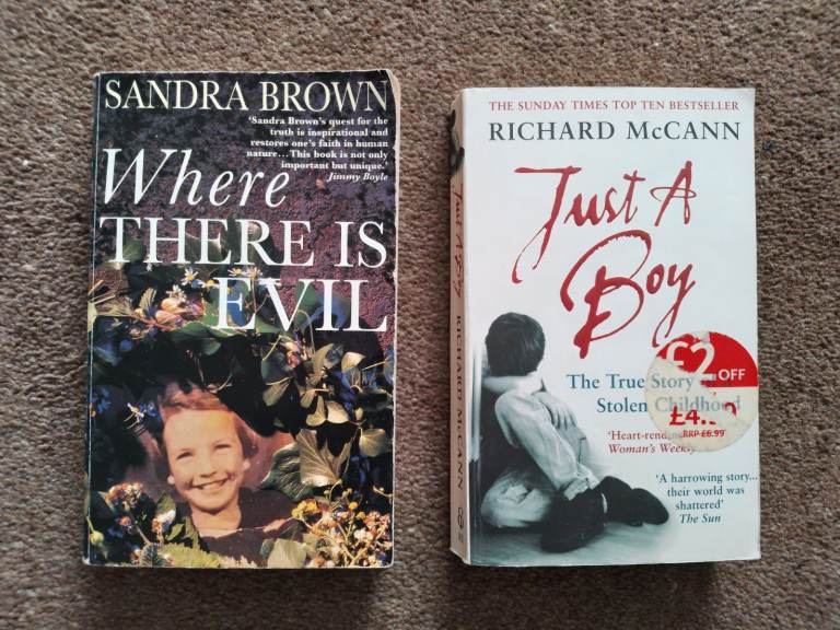  TRUE CRIME - 'JUST A BOY' & 'WHERE THERE IS EVIL' -  Richard McCann & Sandra Brown