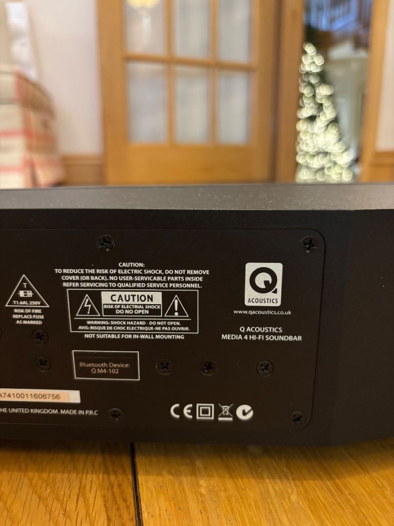 Q Acoustics Media 4 HiFi Soundbar with Built in Subwoofer