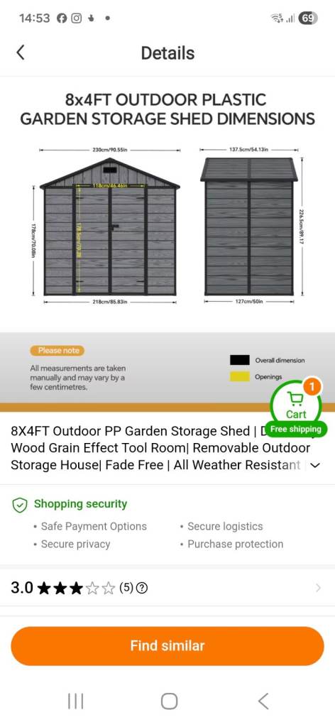 New garden shed