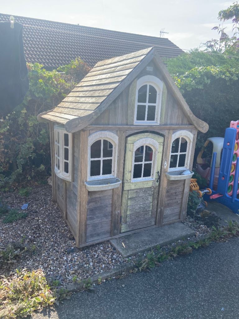 Kids Wooden Playhouse with Kitchenette – Fair Condition