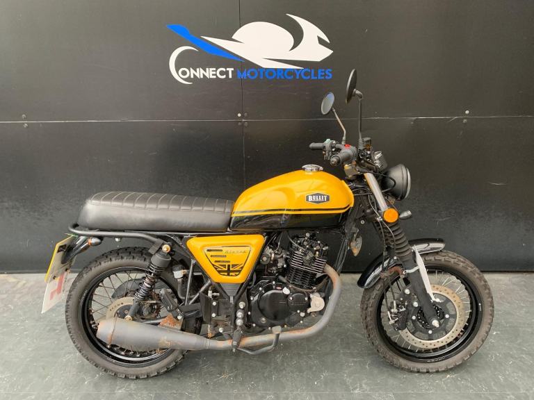 BULLIT MOTORCYCLES BLUROC 125cc 2021 PROJECT BIKE HPI CLEAR