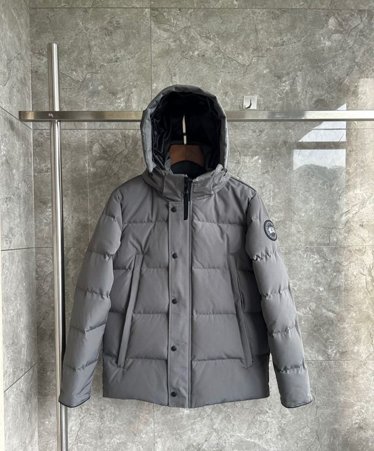 Grey Canada Goose Puffer Jacket 