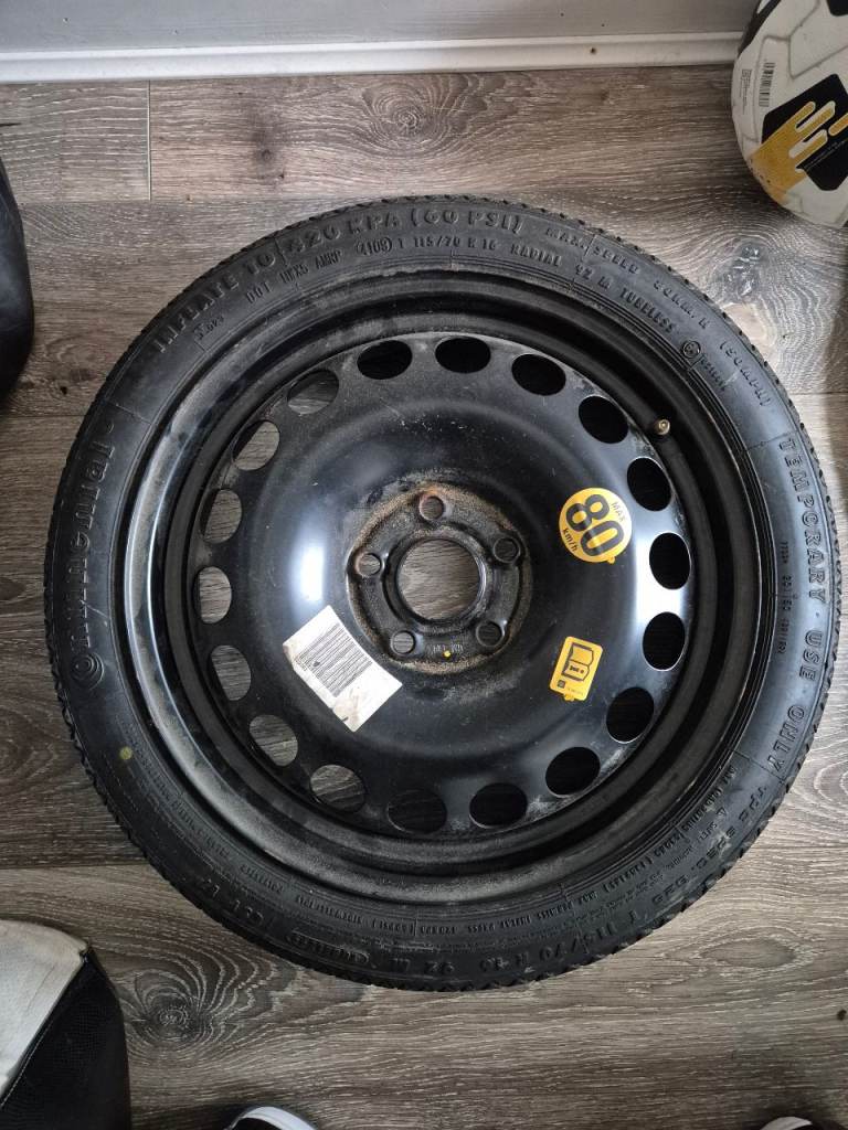 Space saver spare tyre