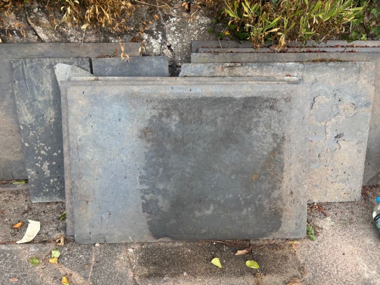 10 Reclaimed Staffordshire Blue Slabs – 36" x 24"