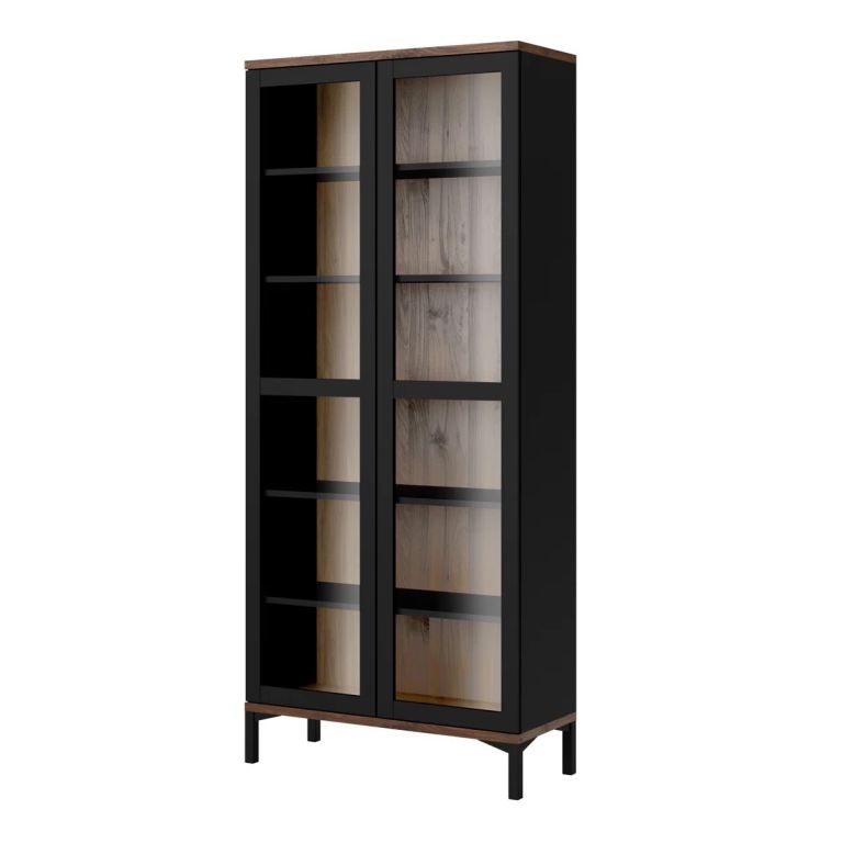 Brayden Studio Royall Display Cabinet (broken door)